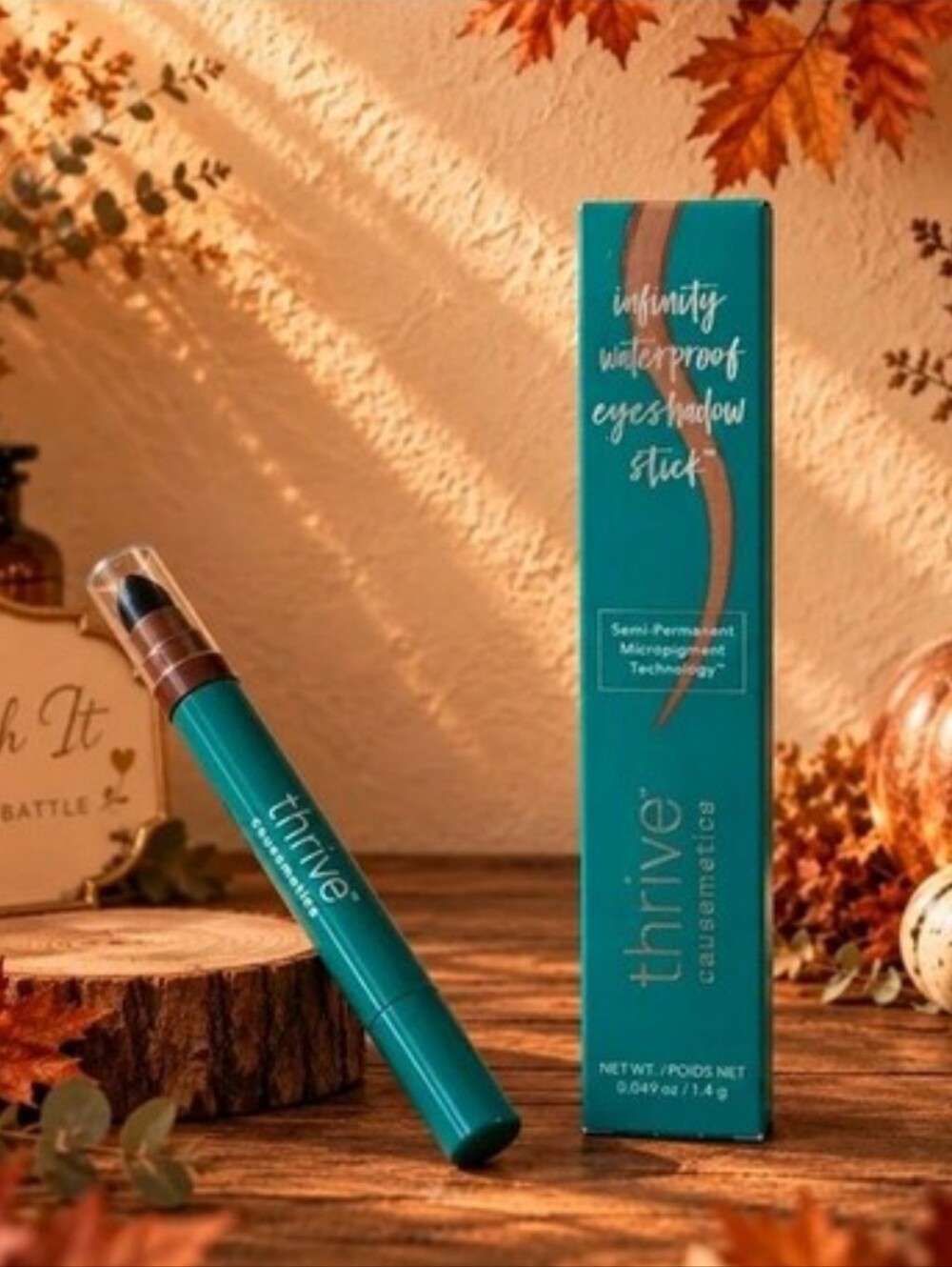 Thrive Infinity Waterproof Eyeshadow Stick - Dr Q (caramel bronze shimmer)